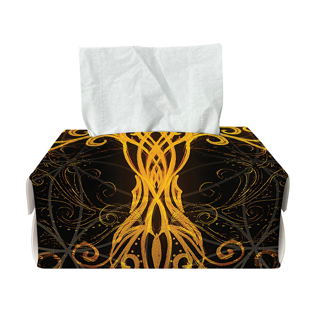 Yggdrasil Tree Of Life Print Rectangle Tissue Box Cover