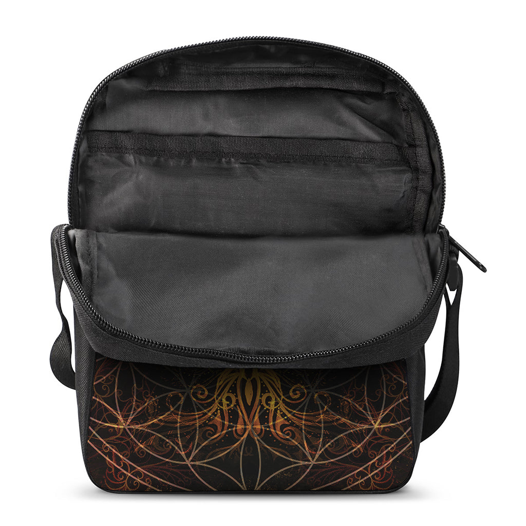 Yggdrasil Tree Of Life Print Rectangular Crossbody Bag