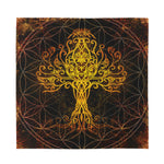 Yggdrasil Tree Of Life Print Silk Bandana