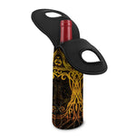 Yggdrasil Tree Of Life Print Single Neoprene Wine Tote
