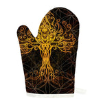 Yggdrasil Tree Of Life Print Single Oven Mitt