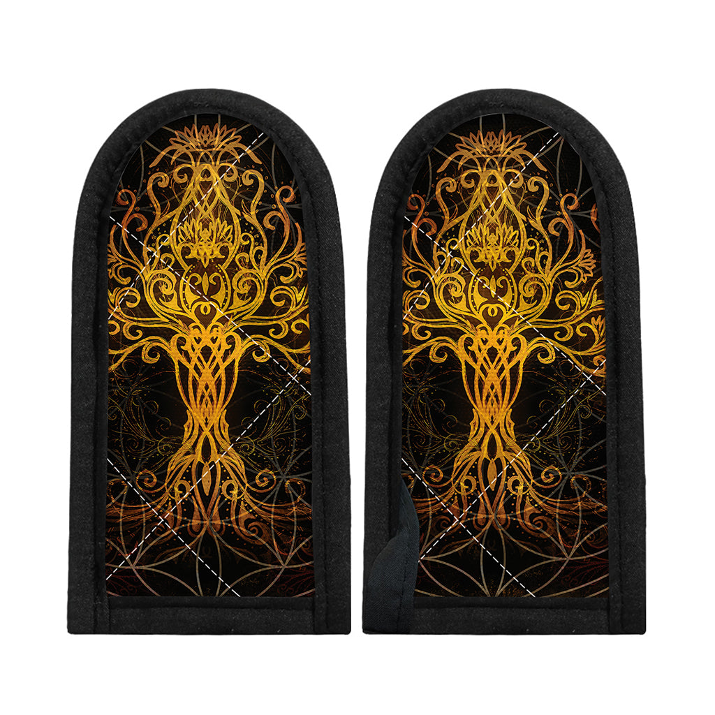 Yggdrasil Tree Of Life Print Skillet Handle Cover