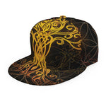 Yggdrasil Tree Of Life Print Snapback Cap