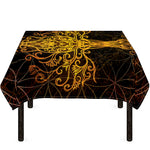 Yggdrasil Tree Of Life Print Tablecloth