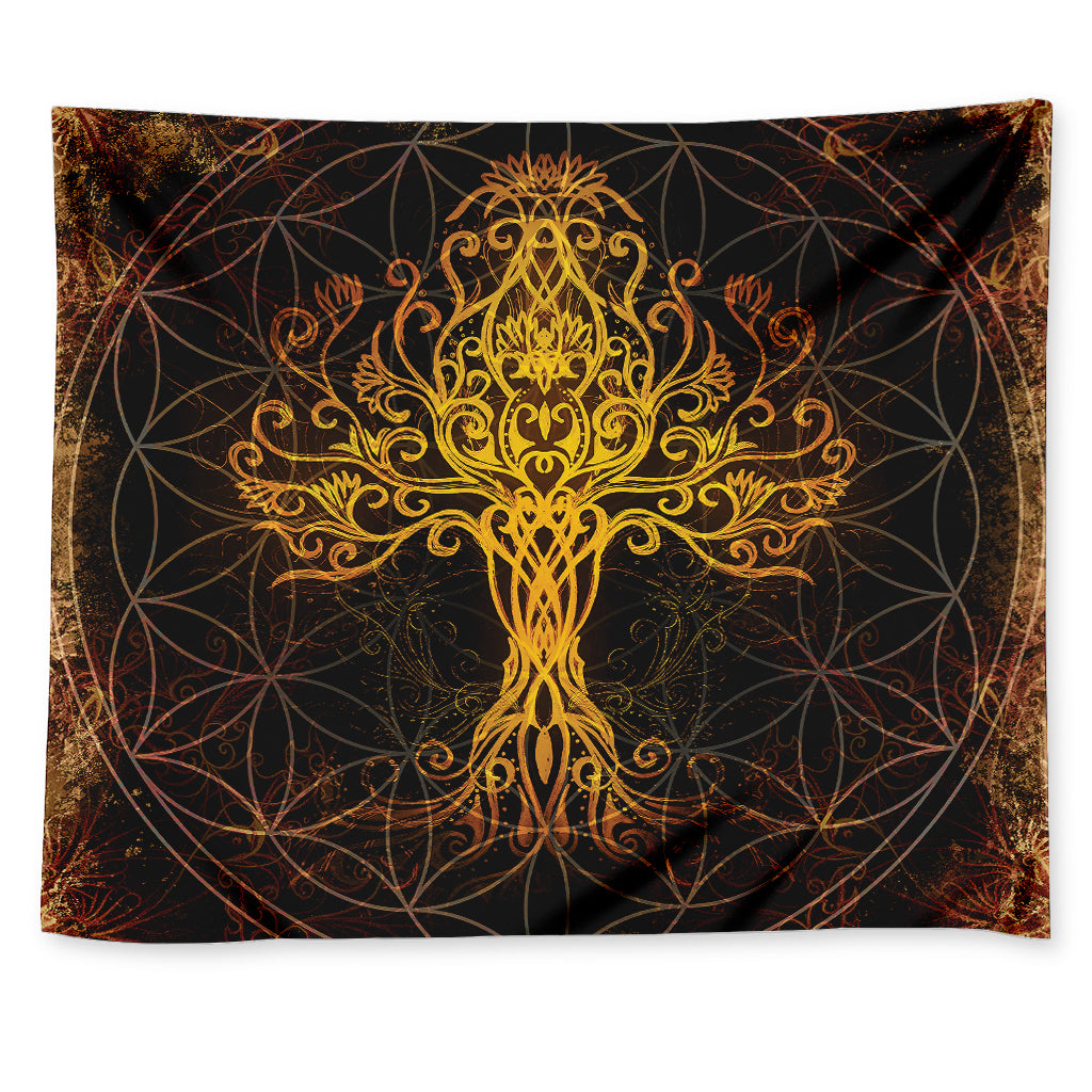 Yggdrasil Tree Of Life Print Tapestry