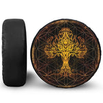 Yggdrasil Tree Of Life Print Tire Cover