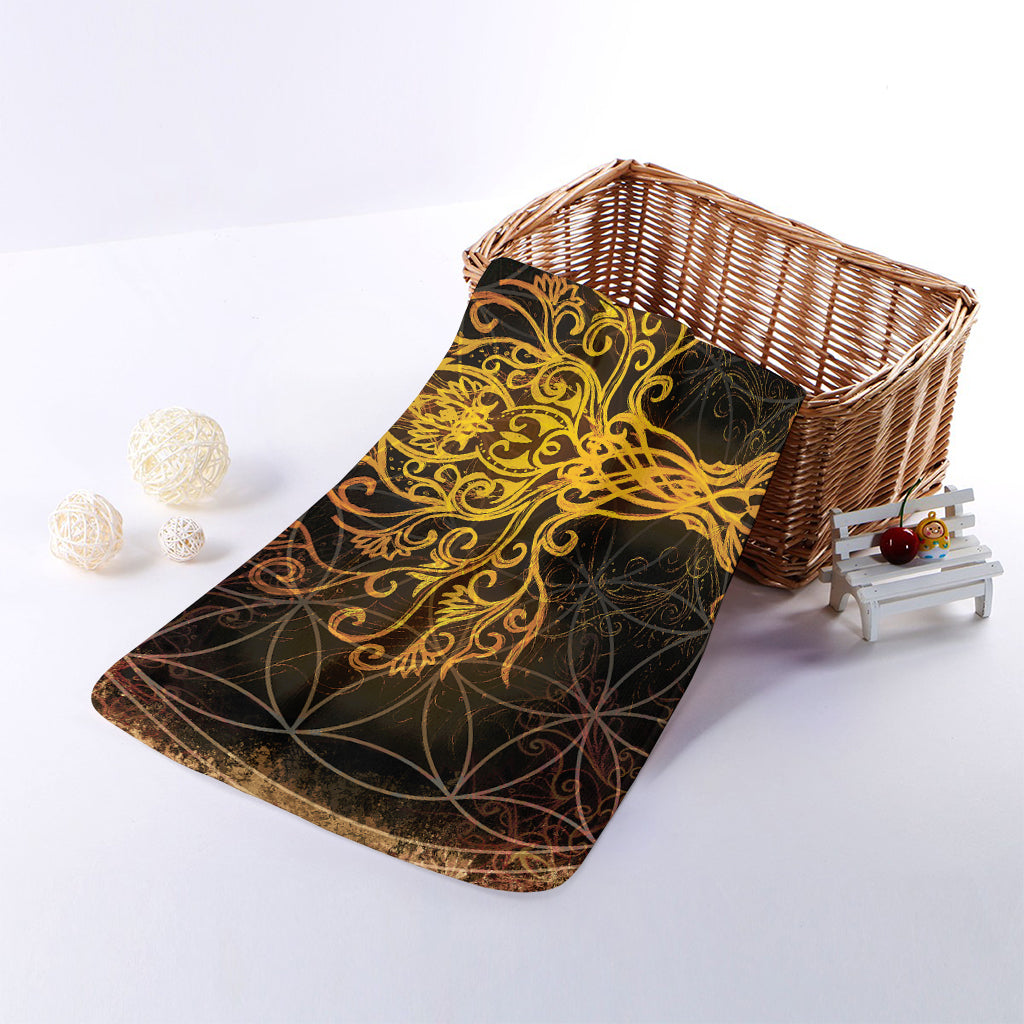 Yggdrasil Tree Of Life Print Towel