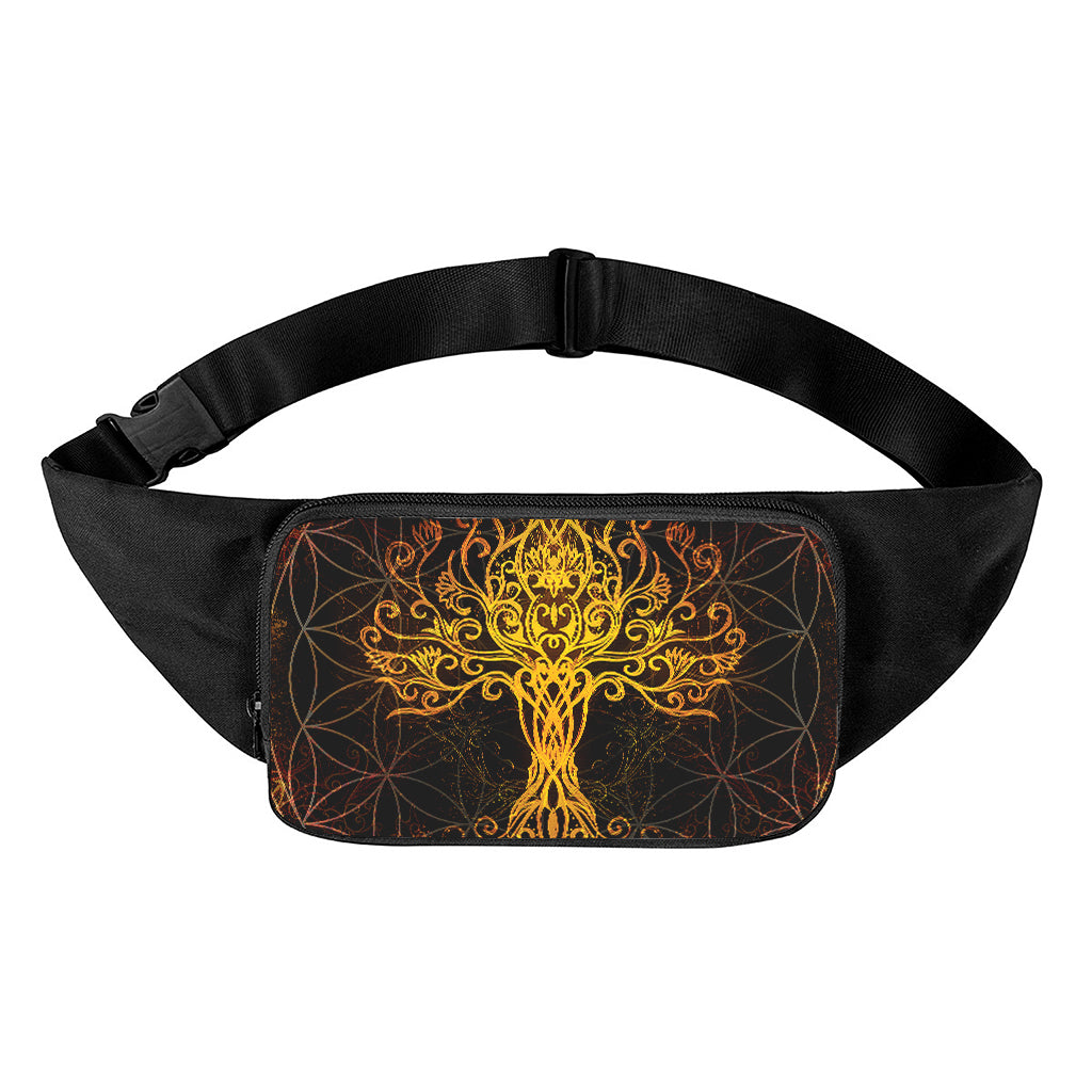 Yggdrasil Tree Of Life Print Waist Bag