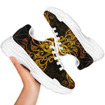 Yggdrasil Tree Of Life Print White Chunky Shoes