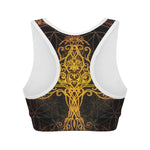 Yggdrasil Tree Of Life Print Women's Sports Bra