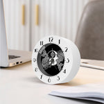Yin And Yang Koi Carp Fish Print Alarm Clock