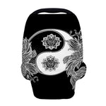 Yin And Yang Koi Carp Fish Print Baby Seat Cover
