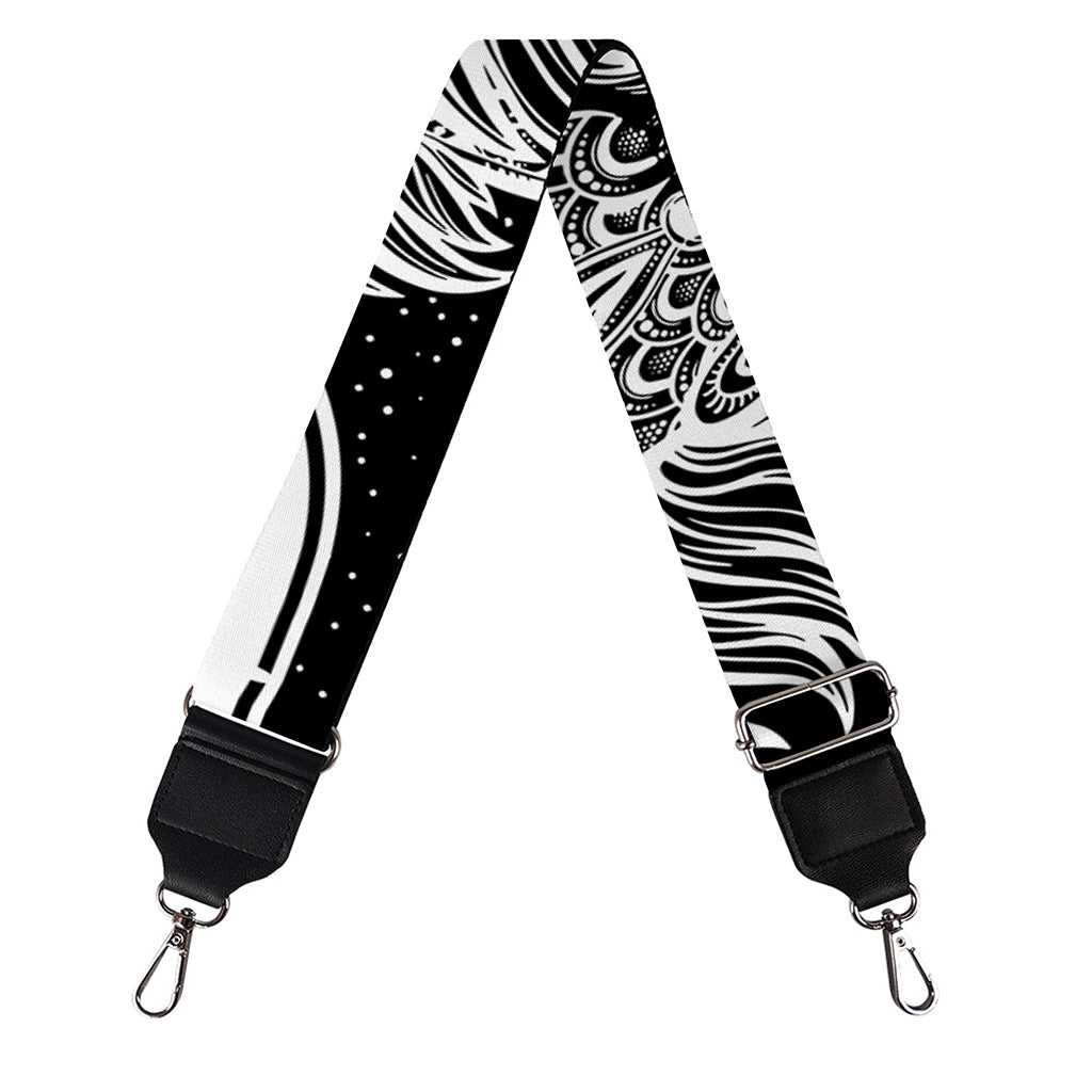 Yin And Yang Koi Carp Fish Print Bag Strap