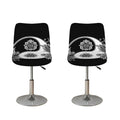 Yin And Yang Koi Carp Fish Print Bar Stool Covers