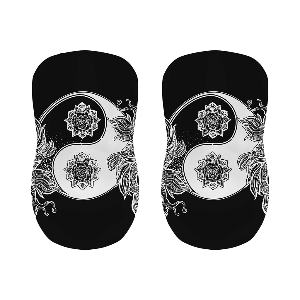 Yin And Yang Koi Carp Fish Print Bar Stool Covers