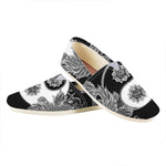 Yin And Yang Koi Carp Fish Print Casual Shoes