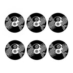 Yin And Yang Koi Carp Fish Print Coaster Set