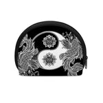 Yin And Yang Koi Carp Fish Print Coin Purse