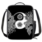 Yin And Yang Koi Carp Fish Print Crossbody Lunch Bag