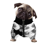 Yin And Yang Koi Carp Fish Print Dog Zip Up Jacket