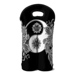 Yin And Yang Koi Carp Fish Print Double Neoprene Wine Tote