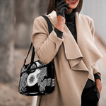 Yin And Yang Koi Carp Fish Print Double Strap Bible Bag