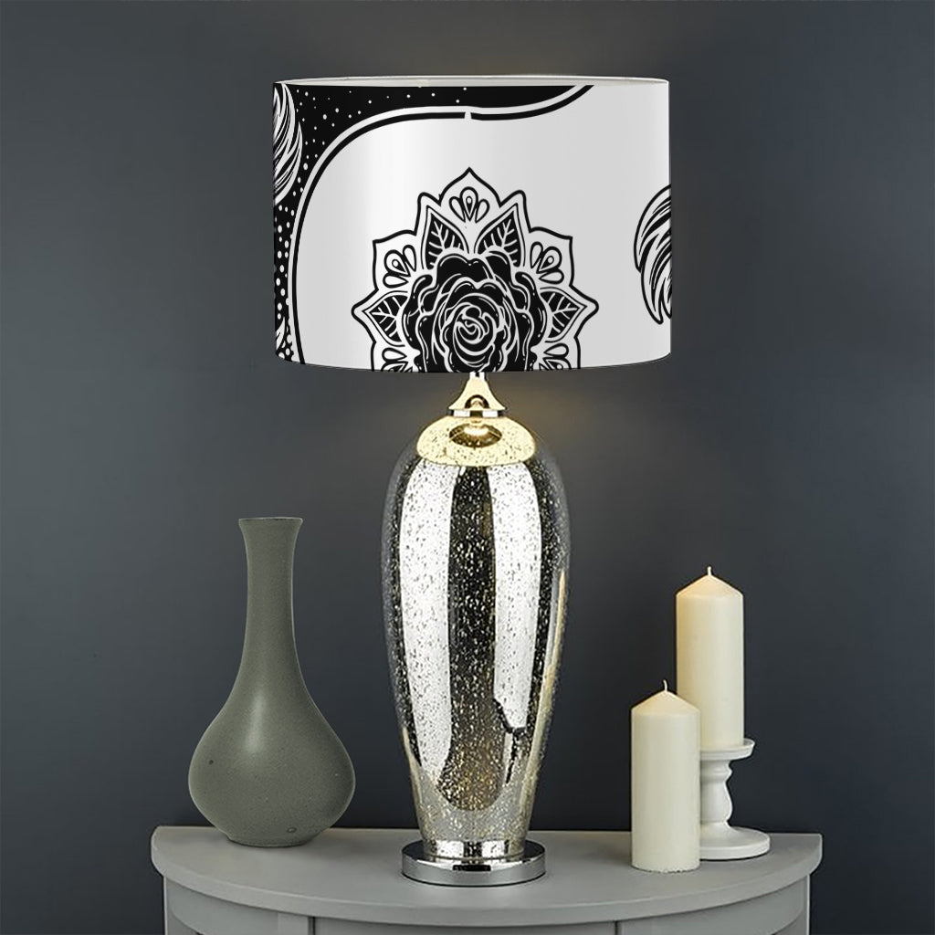 Yin And Yang Koi Carp Fish Print Drum Lamp Shade
