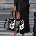Yin And Yang Koi Carp Fish Print Duffle Bag