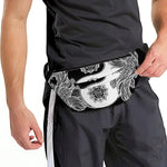 Yin And Yang Koi Carp Fish Print Fanny Pack
