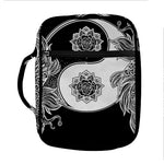 Yin And Yang Koi Carp Fish Print Front Pocket Bible Bag