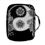 Yin And Yang Koi Carp Fish Print Front Pocket Bible Bag