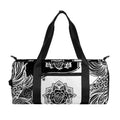 Yin And Yang Koi Carp Fish Print Gym Bag