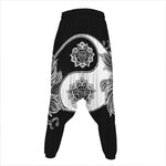 Yin And Yang Koi Carp Fish Print Hammer Pants