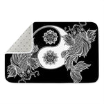 Yin And Yang Koi Carp Fish Print Indoor Door Mat