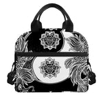 Yin And Yang Koi Carp Fish Print Insulated Lunch Bag