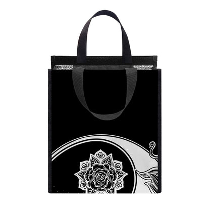 Yin And Yang Koi Carp Fish Print Insulated Lunch Tote