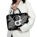 Yin And Yang Koi Carp Fish Print Laptop Sleeve With Handle