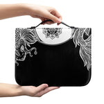 Yin And Yang Koi Carp Fish Print Leather Bible Cover