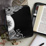 Yin And Yang Koi Carp Fish Print Leather Bible Cover