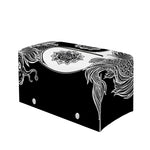 Yin And Yang Koi Carp Fish Print Leather Tissue Box Cover