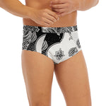 Yin And Yang Koi Carp Fish Print Men's Briefs