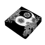 Yin And Yang Koi Carp Fish Print Outdoor Seat Cushion Cover