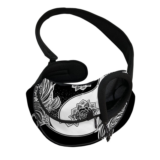 Yin And Yang Koi Carp Fish Print Pet Sling Carrier