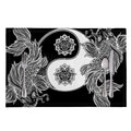 Yin And Yang Koi Carp Fish Print Placemat