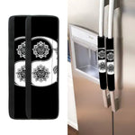 Yin And Yang Koi Carp Fish Print Refrigerator Handle Covers