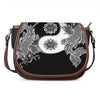 Yin And Yang Koi Carp Fish Print Saddle Bag