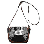 Yin And Yang Koi Carp Fish Print Saddle Bag