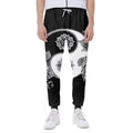 Yin And Yang Koi Carp Fish Print Joggers