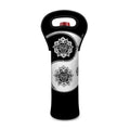 Yin And Yang Koi Carp Fish Print Single Neoprene Wine Tote