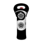 Yin And Yang Koi Carp Fish Print Single Neoprene Wine Tote